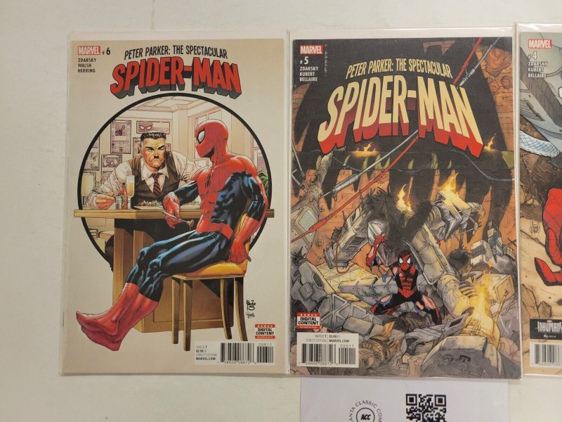 3 Peter Parker Spectacular Spider-Man Marvel Comic Books #4 5 6 30 TJ43