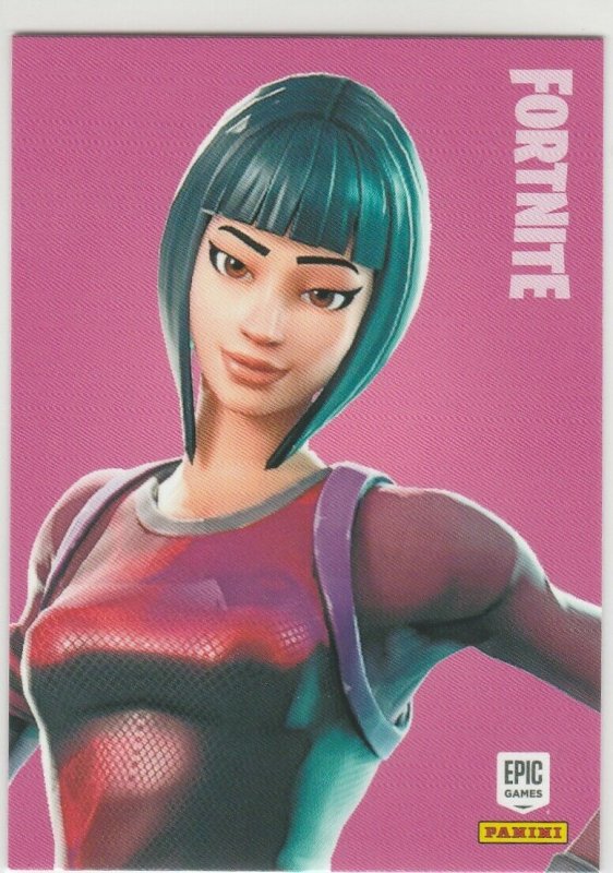 Fortnite Brilliant Striker 159 Rare Outfit Panini 2019 trading card series 1