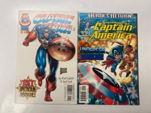 4 MARVEL comic books Captain America #1 2 3 Sentinel Liberty #10 1 KM11