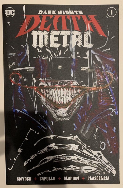 ORIGINAL LIAM SHARP BATMAN WHO LAUGHS DEATH METAL #1 BLANK COMIC ART SKETCH!