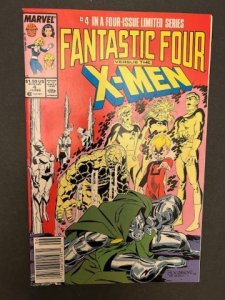 Fantastic Four vs. X-Men #4 Newsstand Edition (1987) - VF/NM