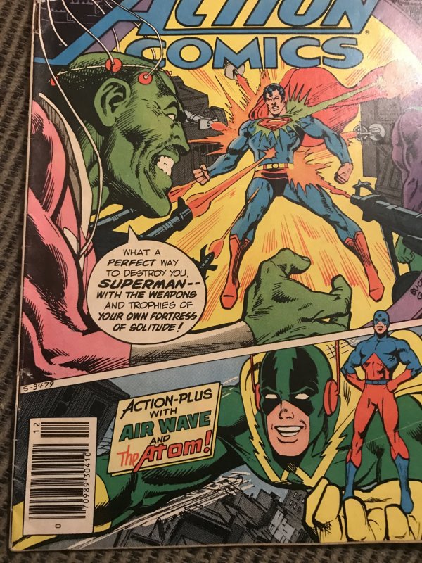 Action Comics #514 : DC 12/80 Gd; OJ Simpson back cover ad; Air Wave & Atom