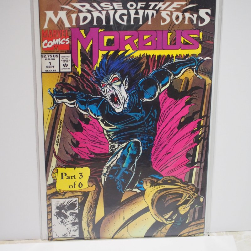 Morbius: The Living Vampire #1 (1992) NM Unread Midnight Sons #3 of 6