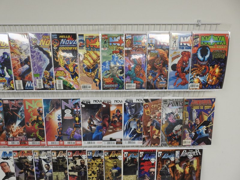 Huge Lot 150+ Comics W/ Nova, Punisher, Ghost Rider, +More! Avg FN/VF Condition!