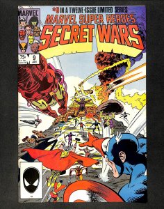 Marvel Super-Heroes Secret Wars #9 Avengers!  Iron Man!