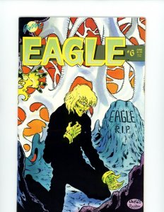 Eagle #6 - Rich Rankin Cover. 1st Adam Hughes Published Artwork (8.0/8.5) 1987