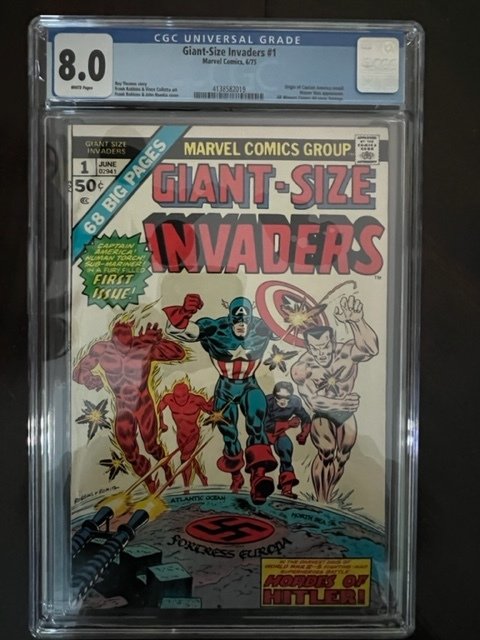Giant-Size Invaders #1 (1975) - Iconic WWII Cover!