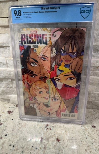 MARVEL RISING #1 Peach Momoko 1:25 Variant CBCS 9.8