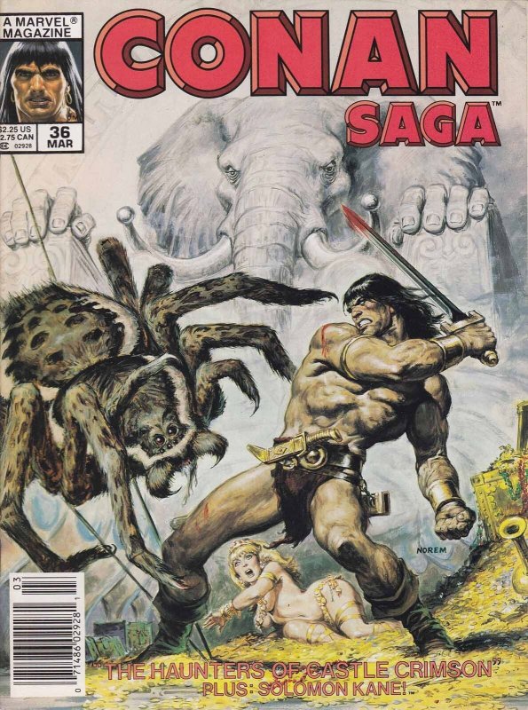 Conan Saga #36 (Newsstand) FN; Marvel | we combine shipping 