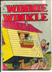 Winnie Winkle #5 1949-Dell-Good Girl Art-spine wear-FR