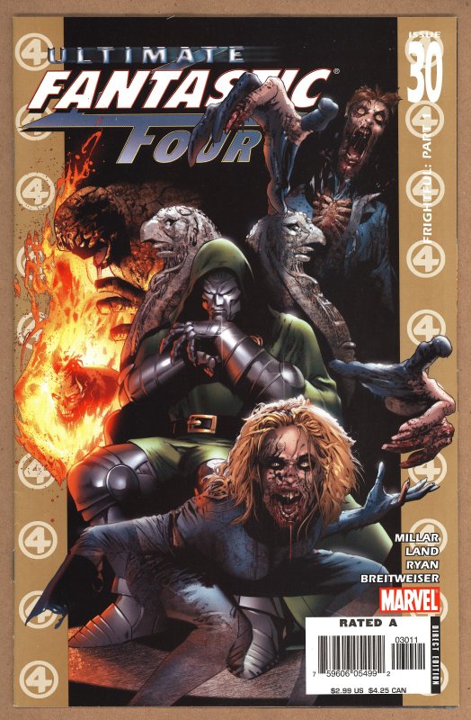 Ultimate Fantastic Four #30 & 31 (2006) - Lot of 2 - Marvel Zombies