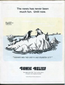 Comic Relief #1 1989-Calvin & Hobbes-Far Side-Doonesbury-political cartoons-FN