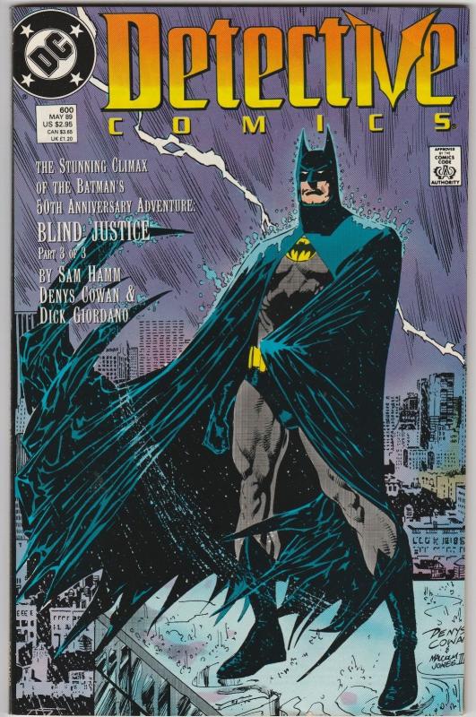 4 Detective Comics DC Comic Books # 597 598 599 600 Batman Blind Justice TW43