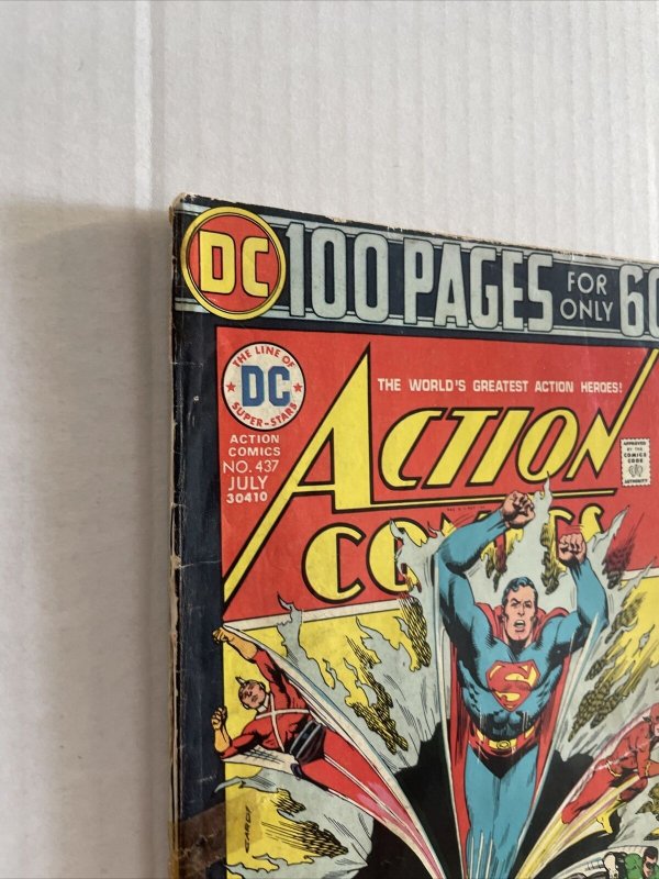 Action Comics #437  DC 100 Pages Low Grade