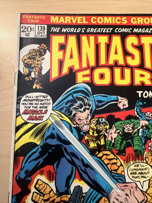 Fantastic Four #139 (October 1973) by John Buscema for Marvel Comics Very Good