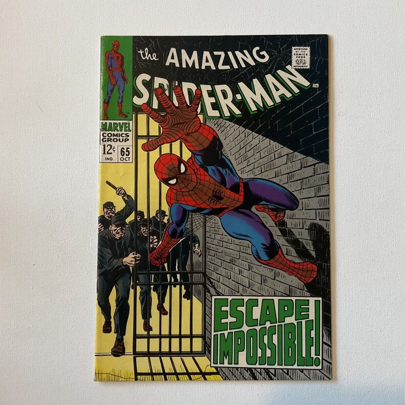 Amazing Spider-Man 65 Very Fine+ Vf+ 8.5 Marvel 1968