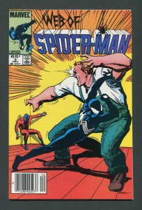 Web of Spiderman #9  / 9.2 NM-  /  Newsstand  December 1985