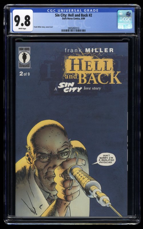 Sin City: Hell and Back #2 CGC NM/M 9.8 White Pages