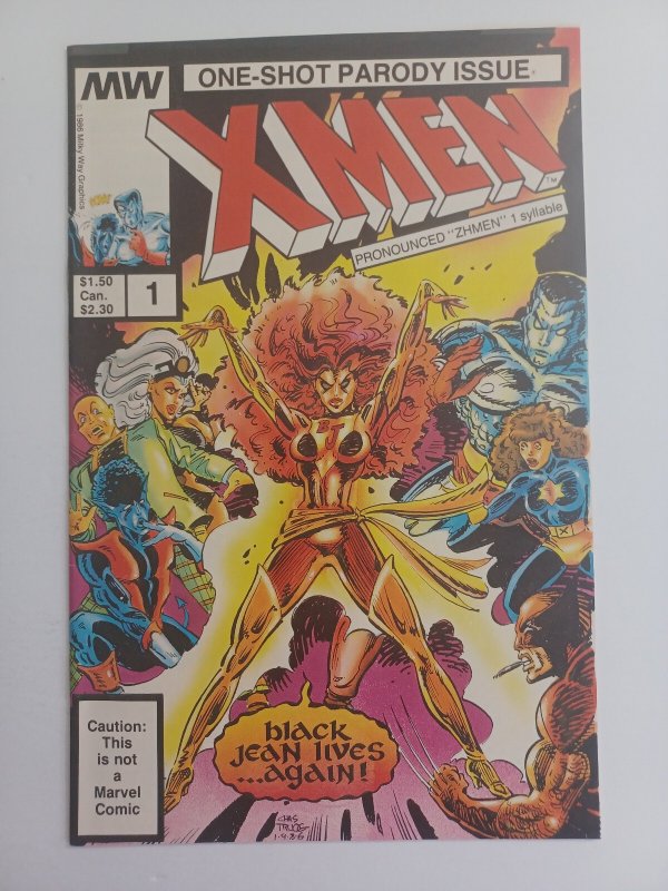X-Men #1 One-Shot Parody - Milky Way - 1986 - VF/NM