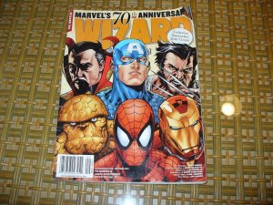 Wizard Magazine #215 Marvel's 70th Anniversary & #212 100 Greatest Graphic Novel