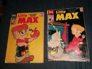 Little Max 39, 62 harvey golden age comics gd 2.0 1956 joe palooka lot set movie