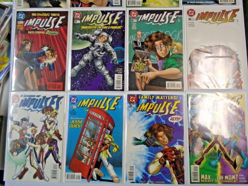 Impulse Set:#1-89 Missing:#39,40,42,43,44, 45,46, 8.0/VF (1995)