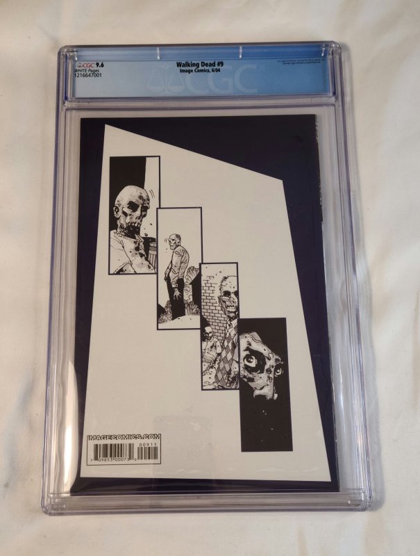 The Walking Dead #9 (2004) Image Comics, CGC 9.6