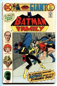 BATMAN FAMILY #2 comic book 1975 DC COMICS BATGIRL ROBIN ALFRED