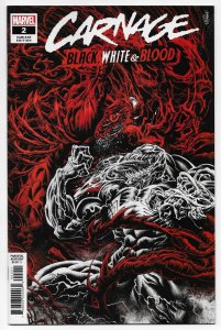 Carnage Black White And Blood #2 Hotz Variant (Marvel, 2021) NM