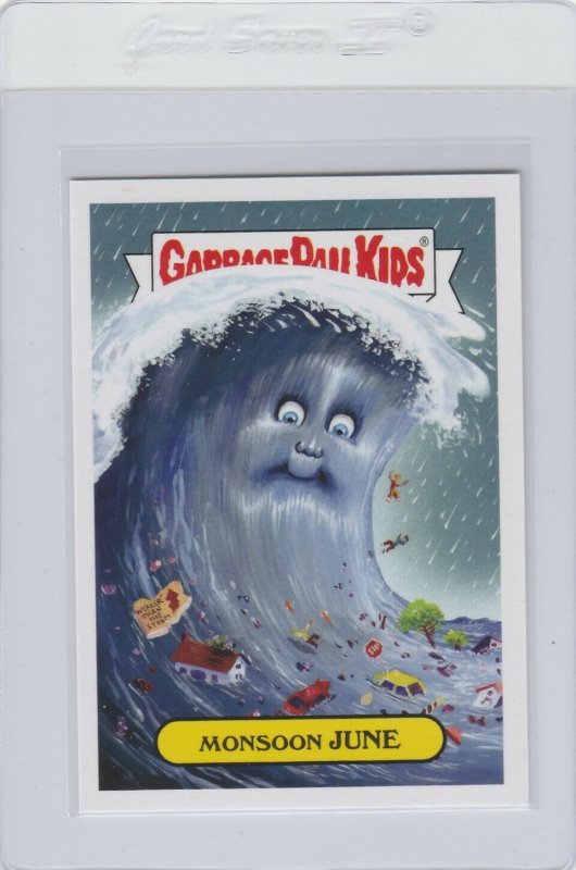 Garbage Pail Kids Monsoon June 9a GPK 2017 Adam Geddon trading card sticker