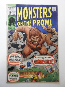 Monsters on the Prowl #9 (1971) VG- Condition