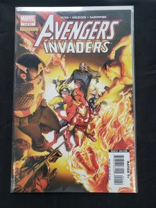 AVENGERS/INVADERS 9PC (VF/NM) ISSUES #1-7, ALEX ROSS, SKETCHBOOK 2008-09