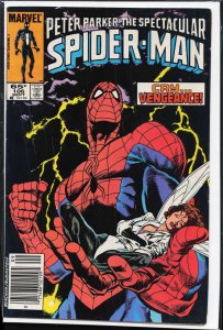 The Spectacular Spider-Man #106 Newsstand Edition (1985) Spider-Man