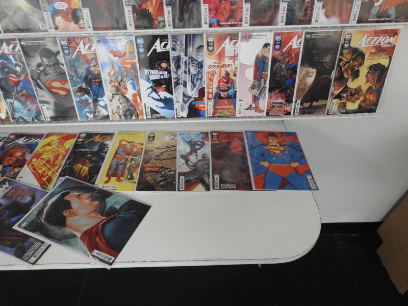 Huge Lot 140+ All Action Comics!! Variants throughout this box!!