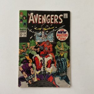 Avengers 54 Very Good/Fine Vg/fn 5.0 Marvel 1968 Cameo Of Ultron