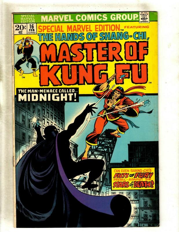 Special Marvel Edition # 16 VF Comic Book Feat. Shang Chi Master Of Kung Fu RS1