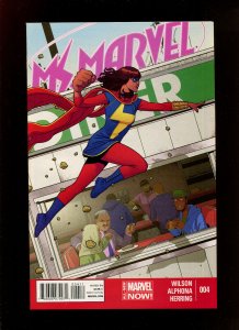 MS. MARVEL #4 - FIRST PRINT (9.2 OR BETTER) 2015