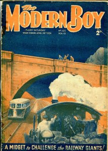 Modern Boy 4/28/1934-U.K. published-dime novel-classic cover-G/VG