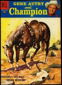Gene Autry and Champion #118 1958- Dell Western VF
