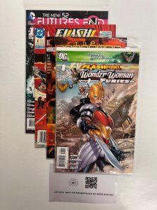 4 DC Comics Flashpoint# 1+The New 52# 1+Flash Gordon#4+The Dreaming#1 100 JS35