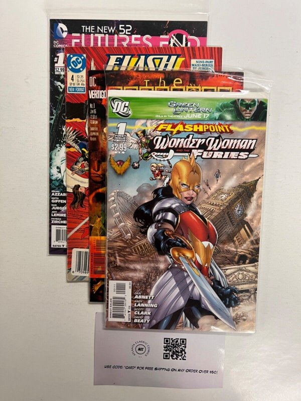 4 DC Comics Flashpoint# 1+The New 52# 1+Flash Gordon#4+The Dreaming#1 100 JS35