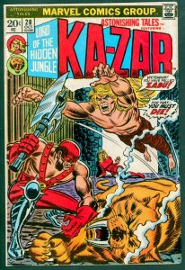Astonishing Tales 20 VF- 7.5 Ka-Zar Marvel 1973