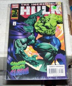  Incredible Hulk #432 (Aug 1995, Marvel) ABOMINATION GAMMA GIANTS CLASH BANNER