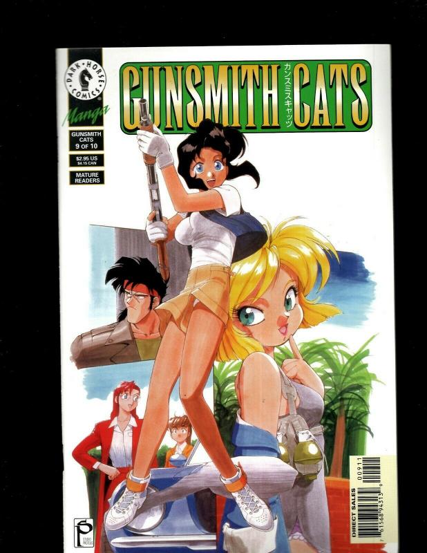 5 Gunsmith Cats Dark Horse Comic Books #6-10 JF21