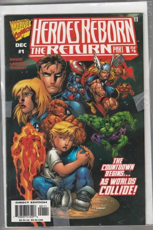 Heroes Reborn the Return 1-4 Set #1to4 (Dec-97) NM Super-High-Grade Fantastic...