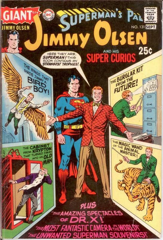 JIMMY OLSEN 131 VG GIANTS Sept. 1970 COMICS BOOK