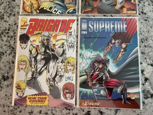 4 Image Comic Books Supreme 8 + Brigade 1 + Cyber Force 2 + Regulators 3 NM J995