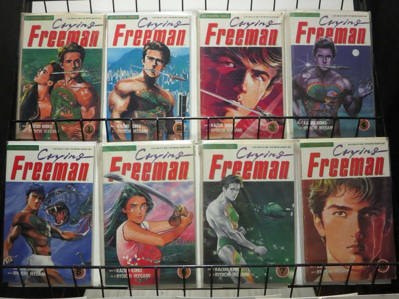 CRYING FREEMAN (1989 VIZ) 1-8 the complete 1st series!