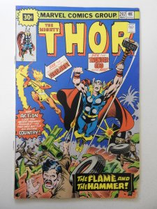 Thor #247 (1976) VG- Condition 30 cent price variant! chew bottom right