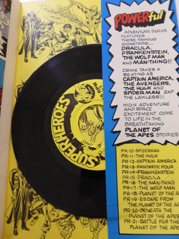 Book and Record Set #PR-10 (1974) Spider-Man Sharp VG/VF Rec Condition!